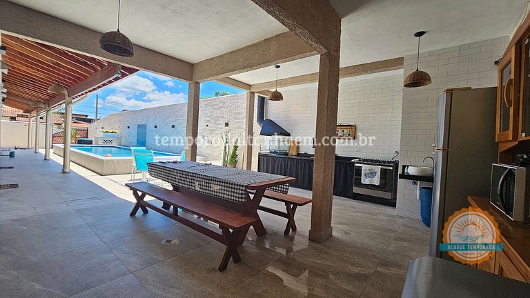 Piscina Aquecida, 4 Suítes com Ar, Bilhar, Área Gourmet