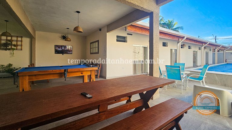 Piscina Aquecida, 4 Suítes com Ar, Bilhar, Área Gourmet