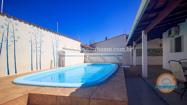 Piscina, Ar condicionado, Churrasqueira, 4dorm