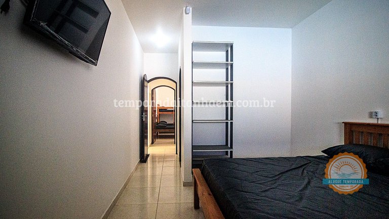 Piscina, Ar condicionado, Churrasqueira, 4dorm