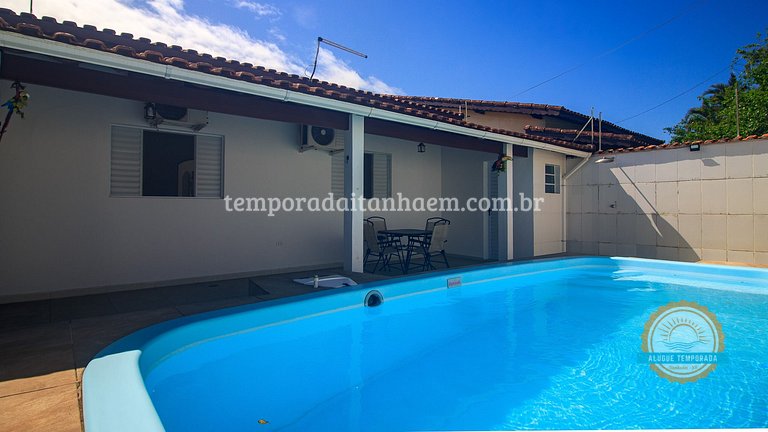 Piscina, Ar condicionado, Churrasqueira, 4dorm