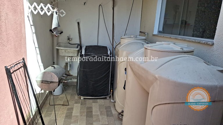 2 suítes c/ Ar, Piscina, Churrasqueira, 400mt Mar