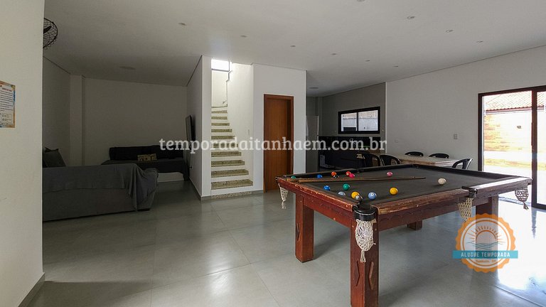 Sobrado Moderno, Piscina, Bilhar, Área Gourmet