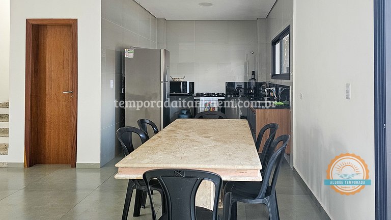 Sobrado Moderno, Piscina, Bilhar, Área Gourmet