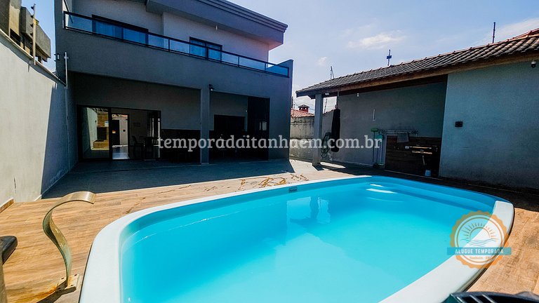 Sobrado Moderno, Piscina, Bilhar, Área Gourmet