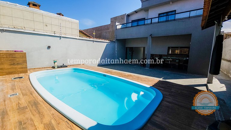 Sobrado Moderno, Piscina, Bilhar, Área Gourmet