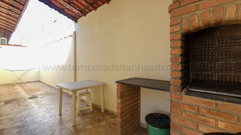 Piscina privativa, churrasqueira, 2 quartos